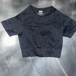 AYBL evolve speckle seamless crop top.